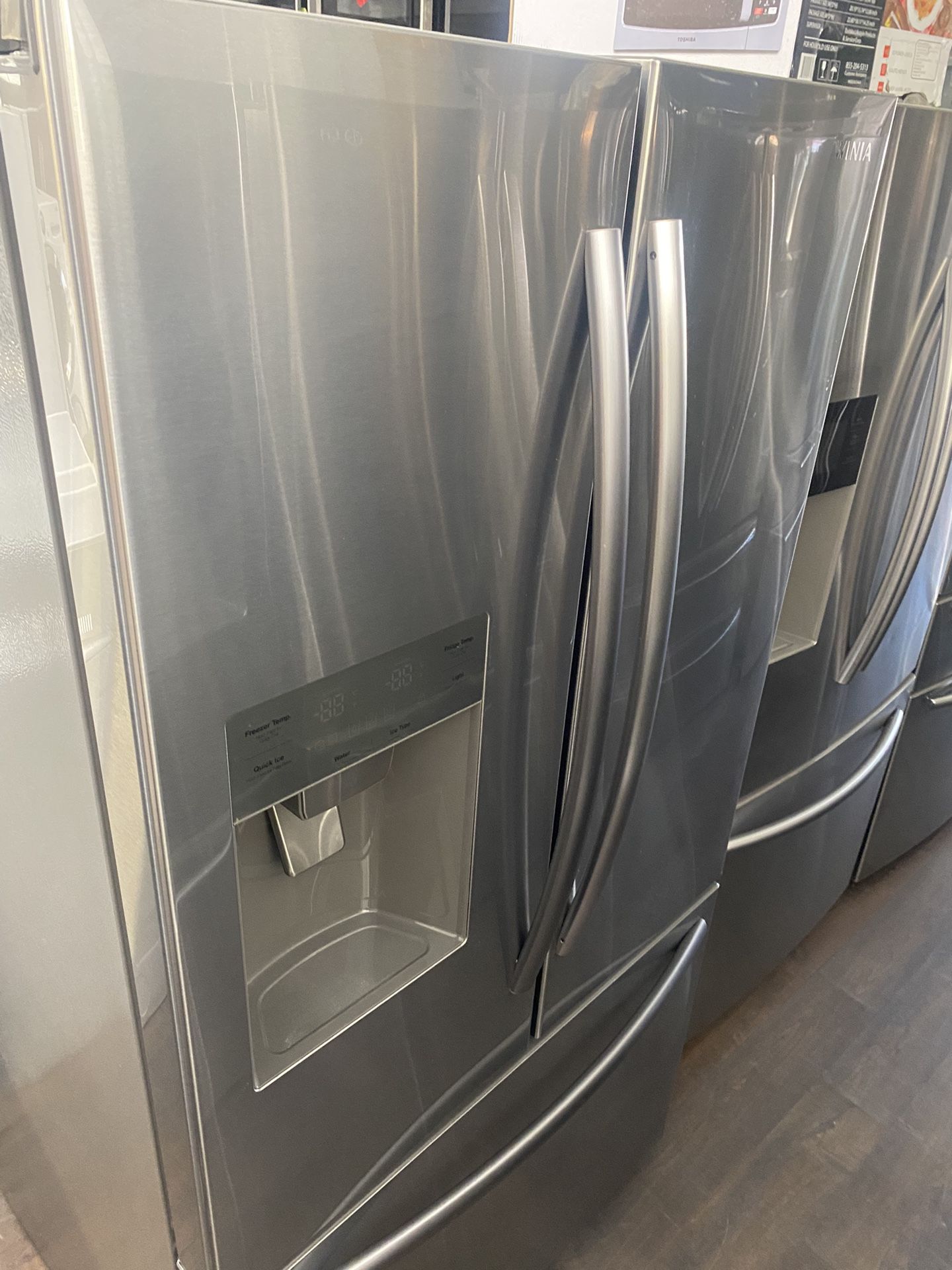 Winia French Doors Stainless Steel Refrigerator 2020 Model 