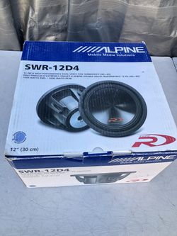 12 Inch Alpine Type R Subwoofer New 
