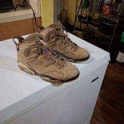 Women's Jordan's 6 Retro Gortext Brown Kelp Women's 11 & Half  Men's 10 Brand New 