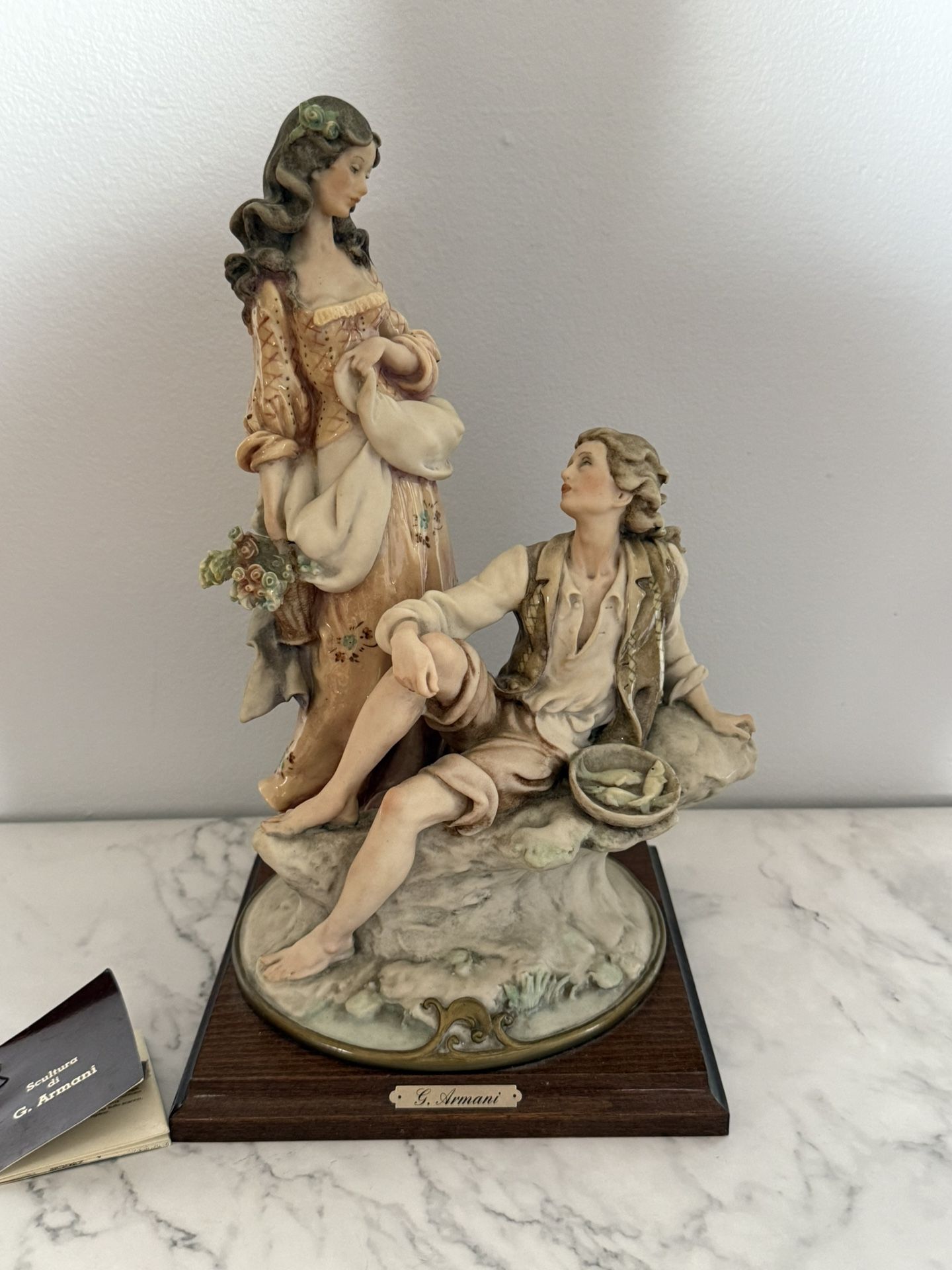 Rare Vintage Collectible - G. Armani Man & Woman Sculpture - Italy - Excellent Condition!