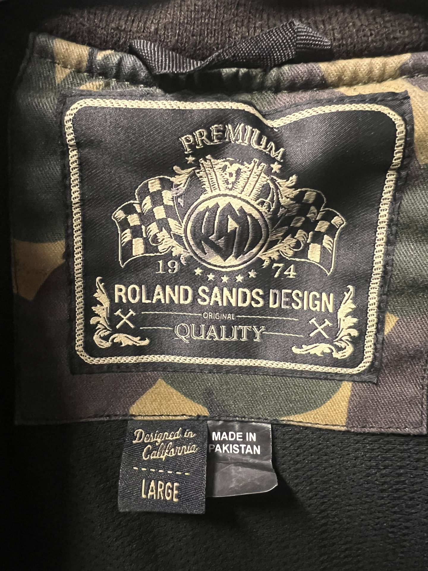 Roland Sands Design (RSD) - Camo MC Vest (size L)