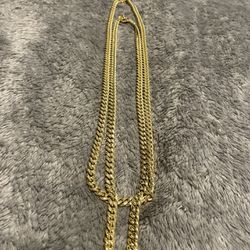 Two Brand new 10k gold miami Cuban chains 24inch &22inch 5.5mm 41.6g real gold no trades  🚨  Non negotiable unlessed picked up All real , t