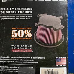 KandN Air Filter For Desiel 