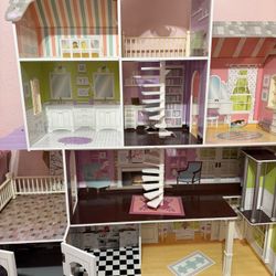 Kid Kraft Wooden Barbie Doll House 