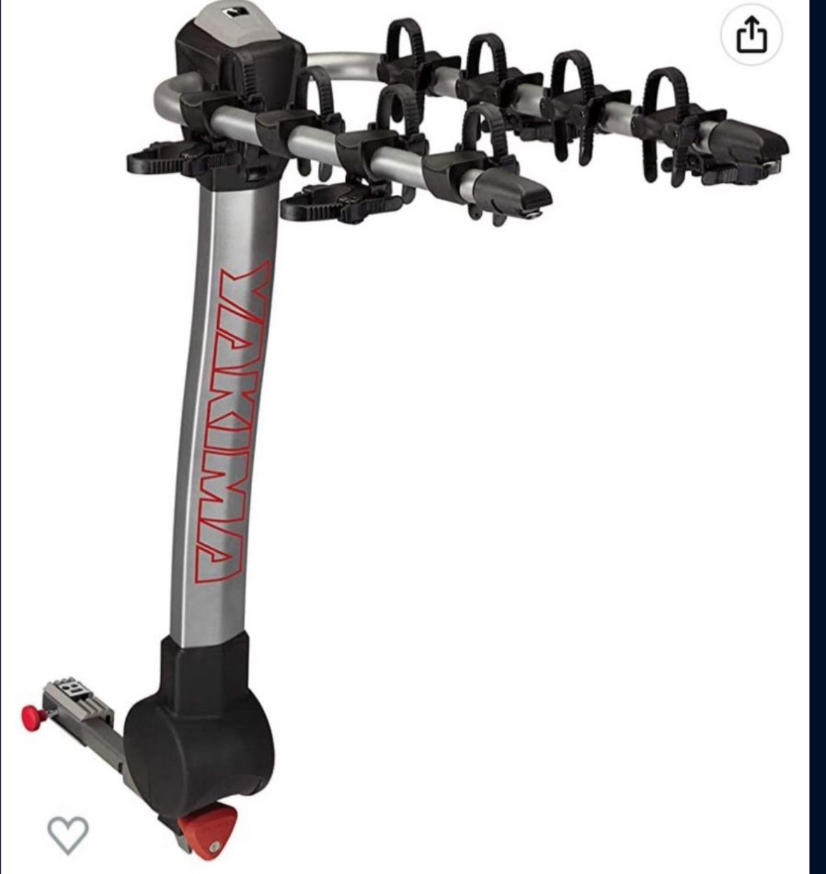 YAKIMA 4 Bike Carrier For Hitch $80