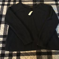 Navy Banana Republic Sweater NWT