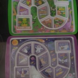 Genuine Fred Dinner Winner Dinosaur and Out Space Kid’s Dinner Trays 