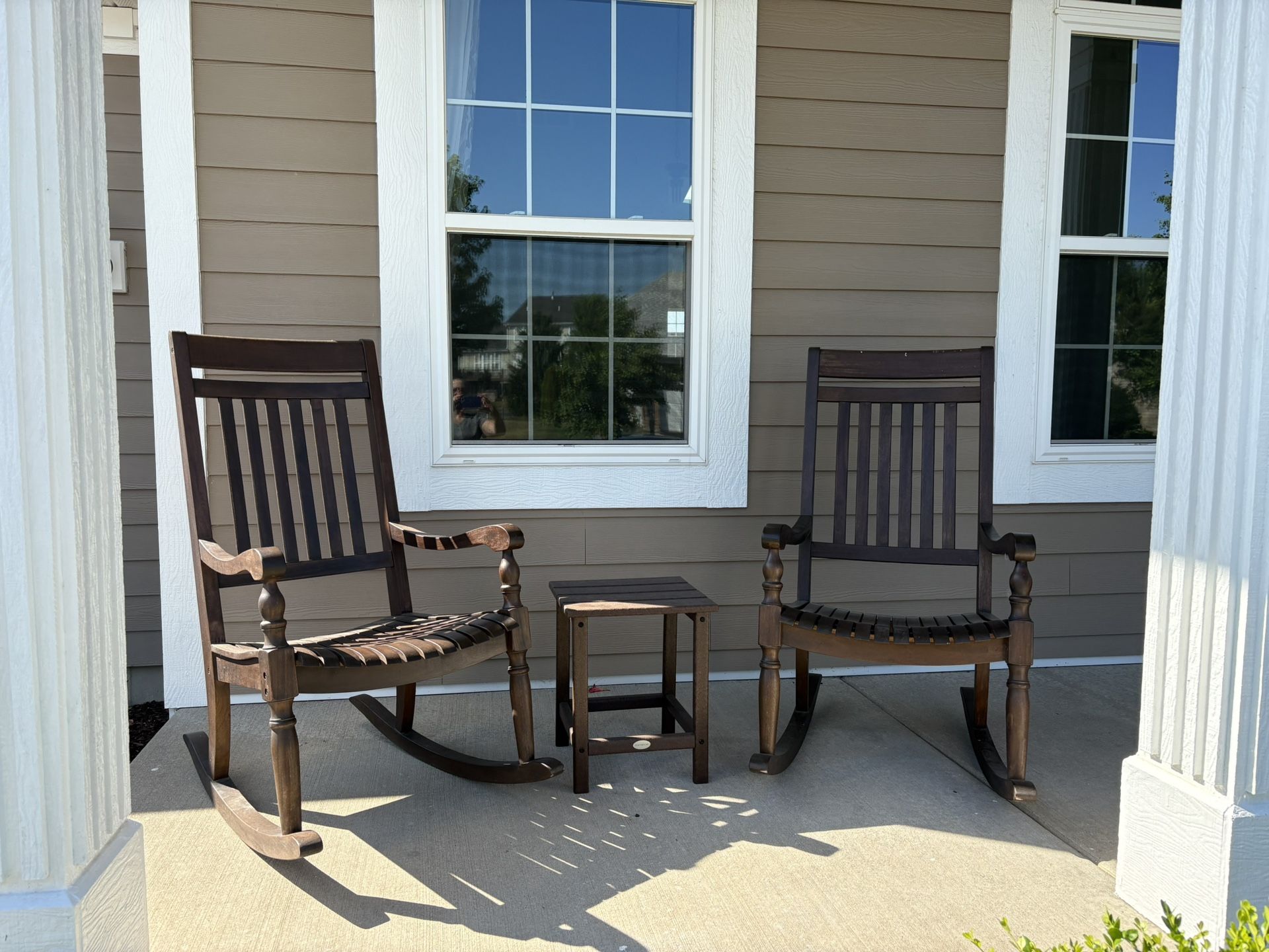 Rocking Chair Set With Table