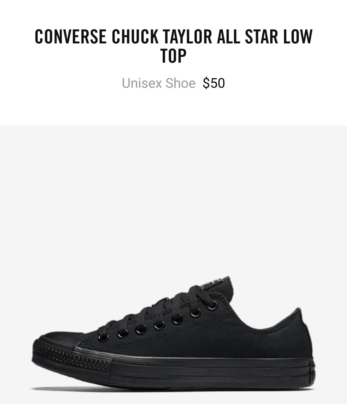 Converse shoes size 10.1/2