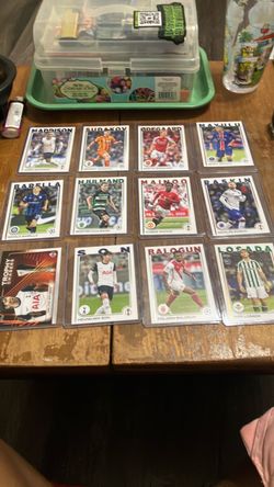 Soccer trading card