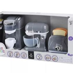 Member's Mark Gourmet Kitchen Appliance PLAYSET for Kids (Grey)
