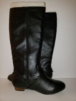 Black Riding Boots NWOT 6M