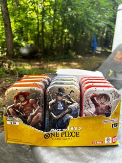 One piece op13 Display set tins Vol 2 luffy sabo ace
