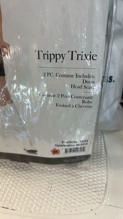 Like New 60s Go Go Girl Tipsy Trixie 2 Pc Costume Dress Head Scarf Suze 1X / 2X