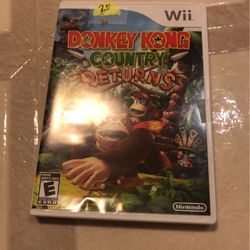 Donkey Kong Country Returns Wii Games