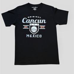 Cancun Mexico vintage 2000’s black T shirt Size Medium