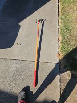 Vintage Razor-Back 4-Tine Potato Hook / Garden Cultivator Rake