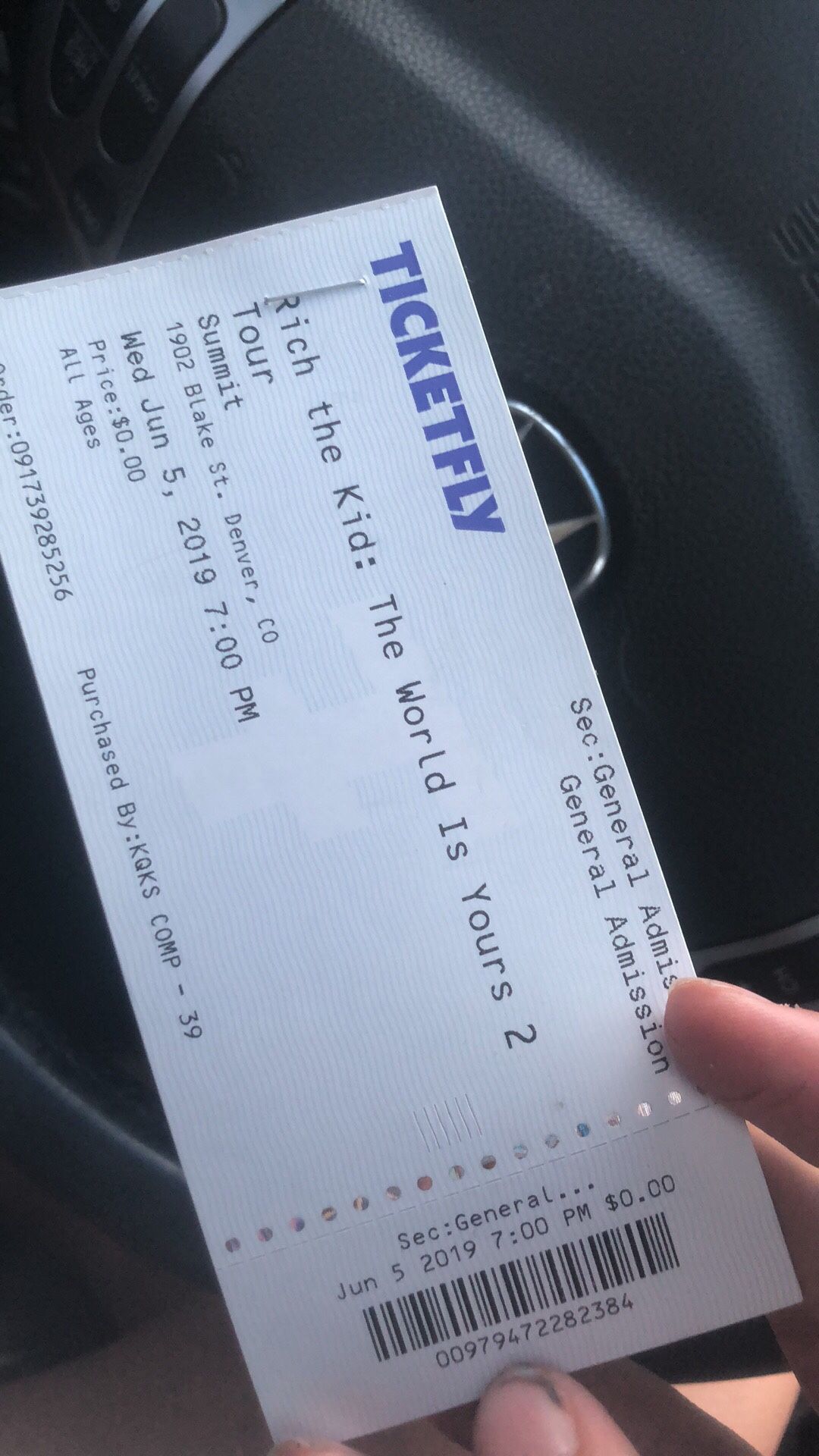 Rich the kid tickets Denver