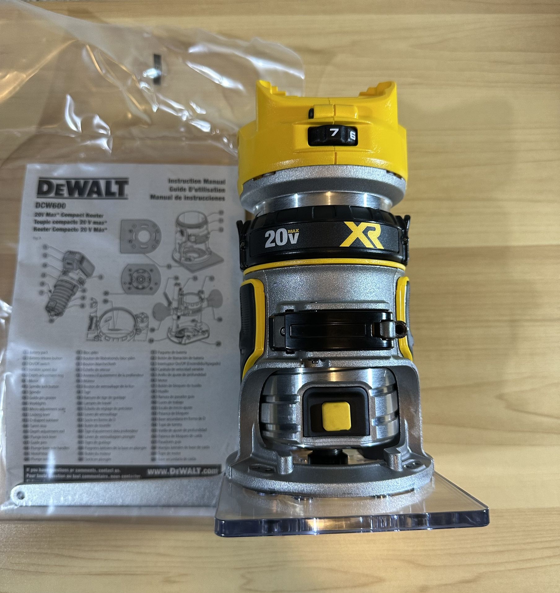 DeWALT 20v XR Router