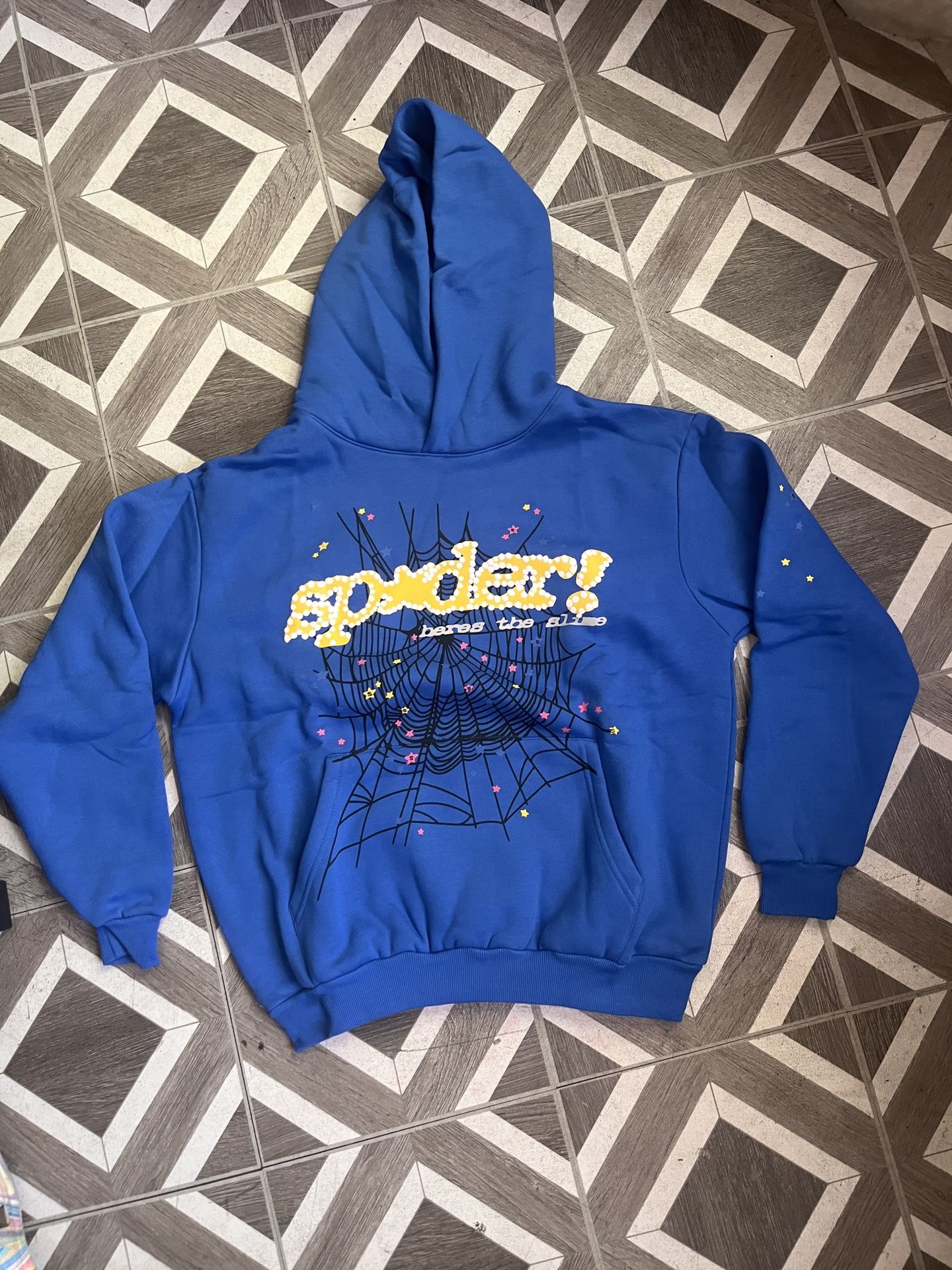 Spider Worldwide Hoodie “ Blue & Yellow”