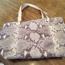 Michael Kors Python Leather Handbag