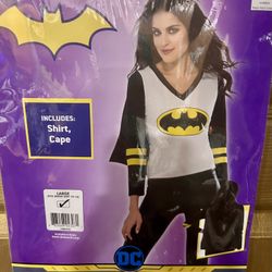 DC Batgirl Adult Halloween Costume Size Large