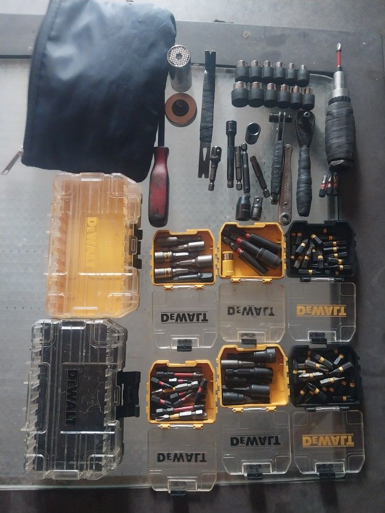 Tools, Dewalt Tough Cases & Bits Need Gone ASAP