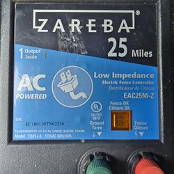 Electric fence charger