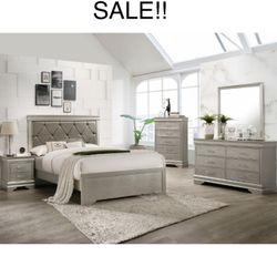 Queen Size 5 Pc Bedroom Set 💥