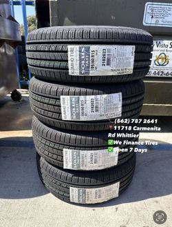 195/60R15 Kumho Solus New Set of Tires Installed and Balanced Set de Llantas Nuevas Instaladas y Balanceadas