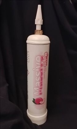 Whipped Cream Cylinder/Tank - Peach Flavor 640g (23oz) Massive Baking Dessert