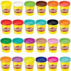 lay-Doh Modeling Compound 72 Pack Case of Colors, Non-Toxic, 3 Oz Cans of Assort. Colors, Back to School Classroom Supplies, Preschool Toys, Ages 2+ (