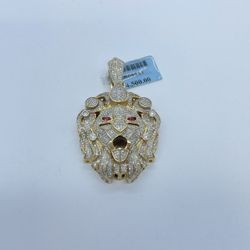 New Diamond Lion Pendant 