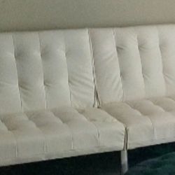 White Casual Loveseat