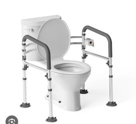 Toilet safety rails
