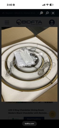 3 Ring Led Chandelier