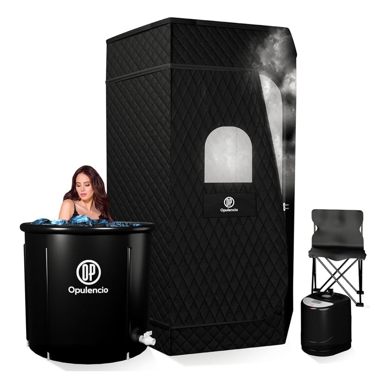 Home sauna kit With Extra ice bucket And Chair