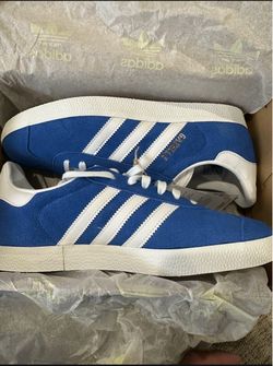 Adidas Gazelle Blue Suede Sneakers