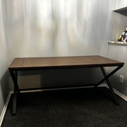 70 Inch Walnut Executive Desk