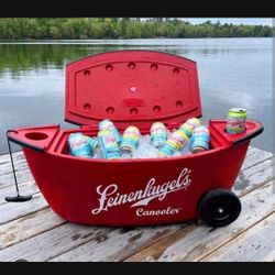 Canooler Cooler Canoe Shaped Wheels 36"  Ice Chest