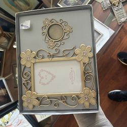 Picture Frame And Candle Holder 