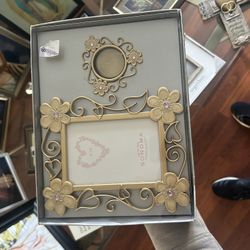 Picture Frame And Candle Holder 