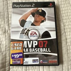NCAA MVP 07 Baseball Ps2