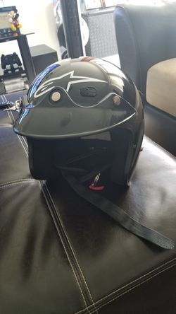 Openface motorcycle helmet Large