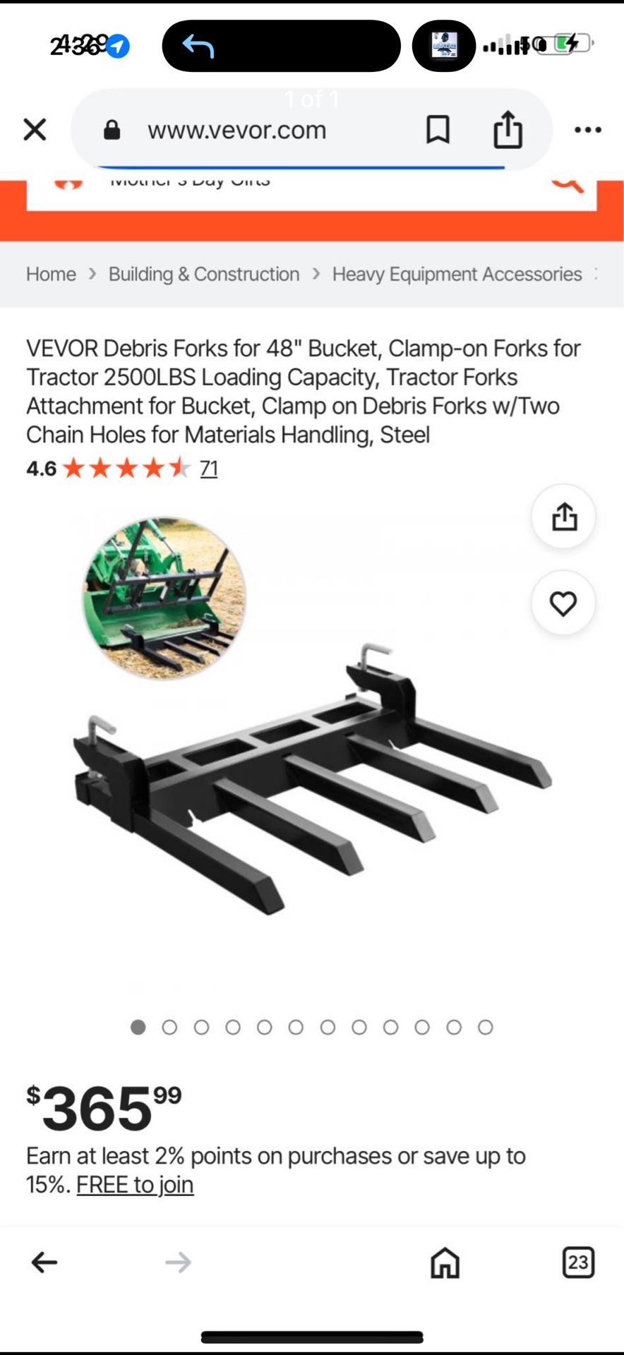Tractor Forks