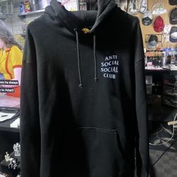 New !!!!FW21 Anti social social Club Love Stain Black Hoodie ASSC Size L 