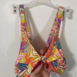 Time & Tru swimsuit top new !! w/ tags size Lg 12/14 