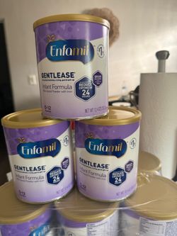 Enfamil Gentlease Infant Formula (3 Cans, 12.4 oz Each) – New & Sealed