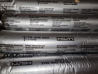 JOBSITE LEFTOVERS!  24 Tubes Of Hilti Firestop High Performance Intumescent Firestop Sealant 