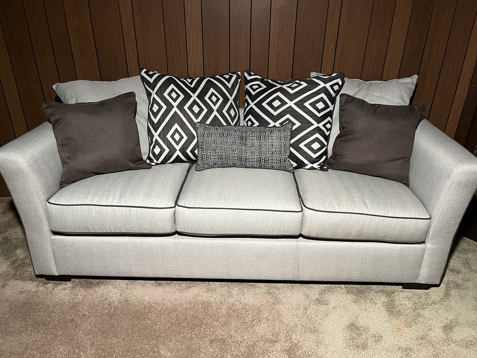 Couch and Love Seat, Living Set, Sofa Set